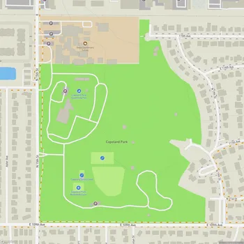 Map of Copeland Park