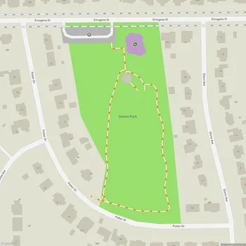 Map of Denton Park