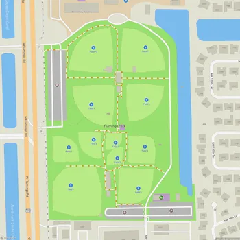 Map of Flamingo Park