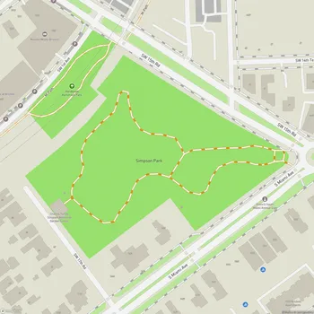 Map of Simpson Park