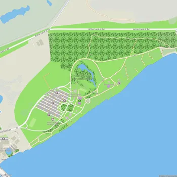 Map of Historic Virginia Key Beach Park