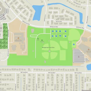 Map of Whispering Pines Park
