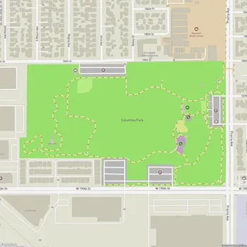 Map of Columbia Park