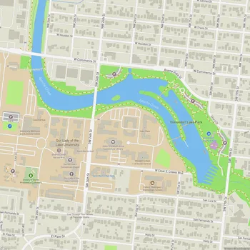 Map of Elmendorf Lake Park