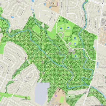 Map of Walnut Creek Metropolitan Park