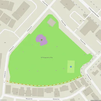 Map of El Parque de la Paz