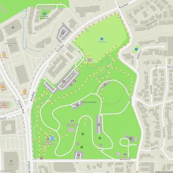 Map of Hillcrest Park