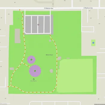 Map of Wells Park