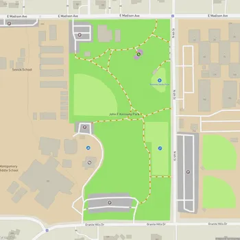Map of John F Kennedy Park