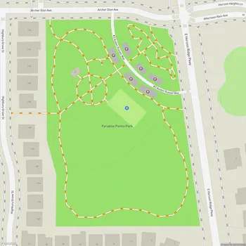 Map of Paradise Pointe Park