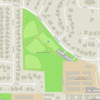 Map of Albert Van Zanten Park
