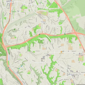 Map of Marian Bear Natural Memorial Park