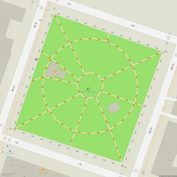 Map of Cesar E. Chavez Plaza