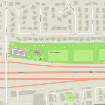 Map of Beryl Park West