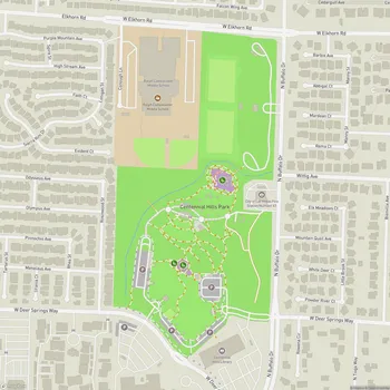 Map of Centennial Hills Park