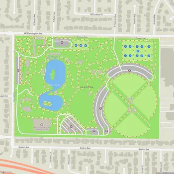 Map of Lorenzi Park