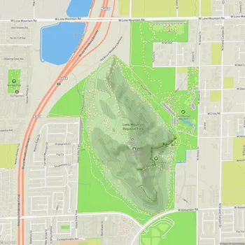 Map of Lone Mountain Regional Park