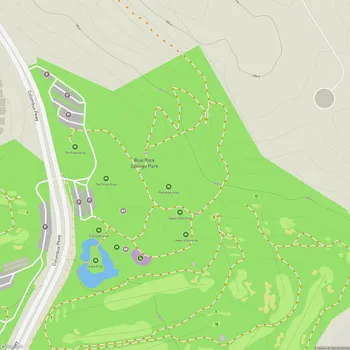Map of Blue Rock Springs Park