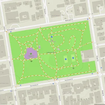 Map of Lafayette Park