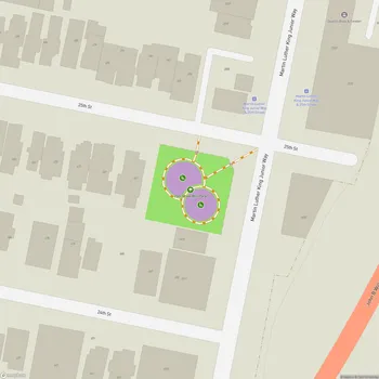 Map of 25th Street Mini Park