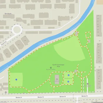 Map of Earl R. Carmichael Park