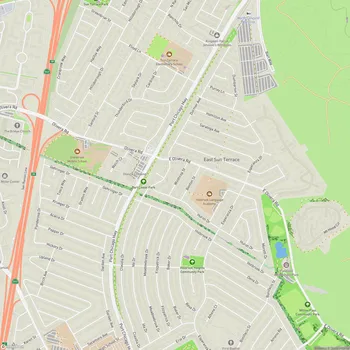 Map of Bart Linear Park