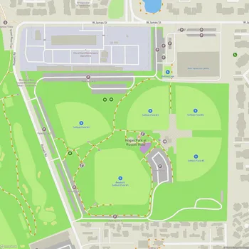 Map of Hogan Park at Russell Road