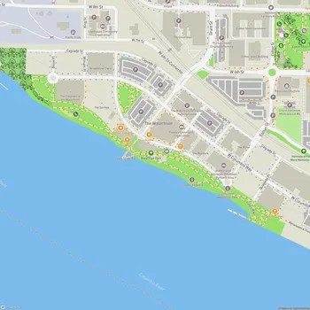 Map of Waterfront Park