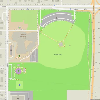 Map of Hunter Park