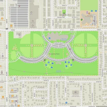 Map of Centennial Park