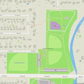 Map of North Elmwood Park