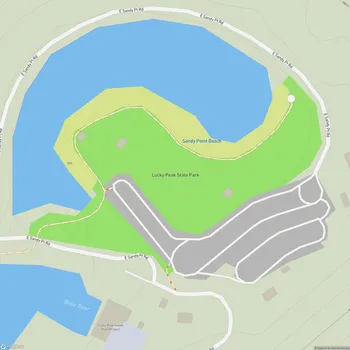 Map of Lucky Peak State Park