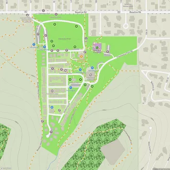 Map of Chautauqua Park