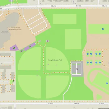 Map of Kenny Anderson Park
