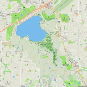 Map of Cherry Creek State Park
