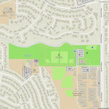 Map of Thousand Oaks Community Park