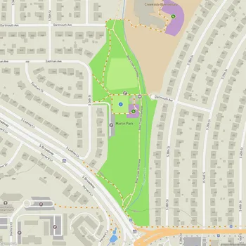 Map of Martin Park