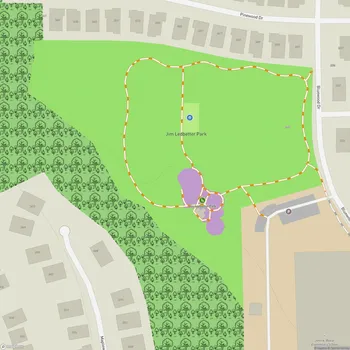 Map of Jim Ledbetter Park
