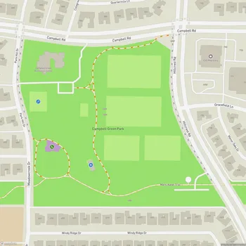 Map of Campbell Green Park