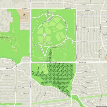 Map of Kiest Park