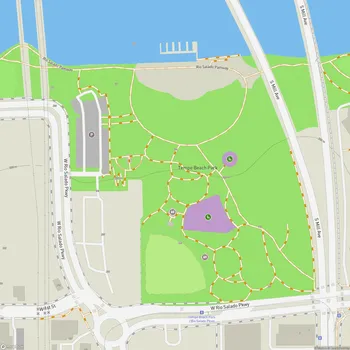 Map of Tempe Beach Park