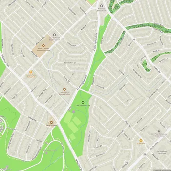 Map of Lake Highlands Park