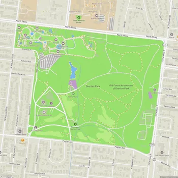 Map of Overton Park