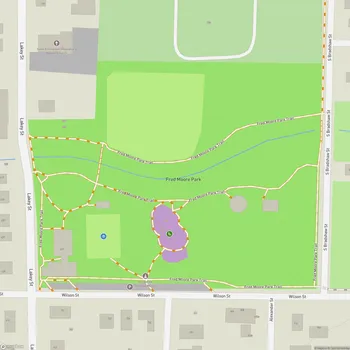 Map of Fred Moore Park