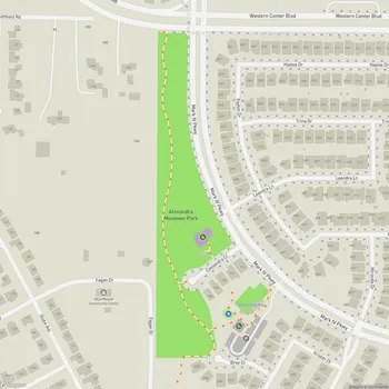 Map of Alexandra Meadows Park