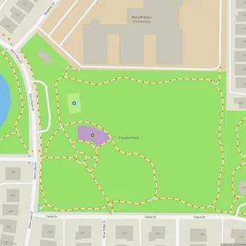 Map of Falcons Field
