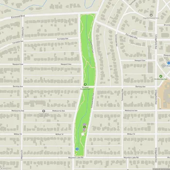 Map of Elmwood Parkway Park