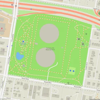 Map of Compton Hill Reservoir Park