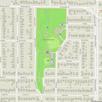 Map of Martin Weiss Park