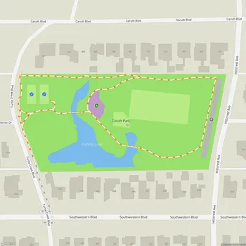 Map of Caruth Park